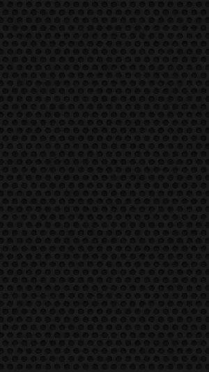 Round Hole Mesh Pure Black Hd Phone Graphic Art Wallpaper