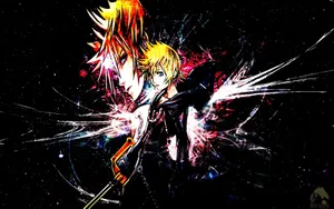 Roxas, A Prominent Figure Of The Kingdom Hearts Series Wallpaper