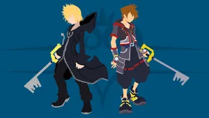 Roxas, From The Beloved Video Game Series, Kingdom Hearts Wallpaper