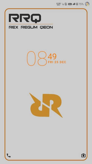 Rrq Logo Screen Display Wallpaper