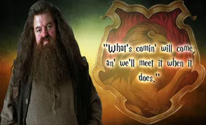 Rubeus Hagrid Quote Wallpaper
