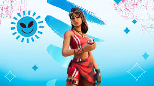 Ruby Fortnite Cosmic Summer Background Wallpaper