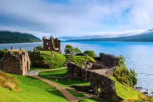 Ruins Of Loch Ness Lake Wallpaper