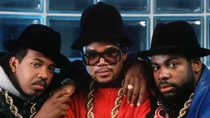 Run D.m.c Iconic Rappers Wallpaper