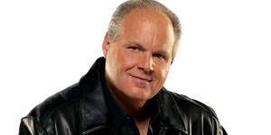 Rush Limbaugh On A White Background Wallpaper