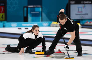 Russian Curling Team Wallpaper