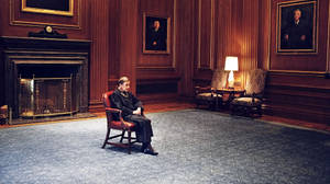 Ruth Bader Ginsburg Room With Paintings Wallpaper