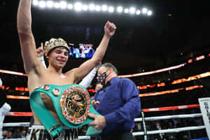 Ryan Garcia Raising Hands Wallpaper