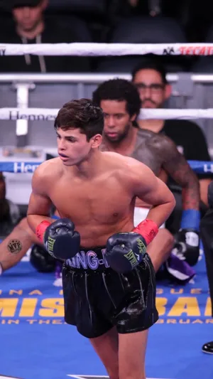 Ryan Garcia Running In Ring Wallpaper