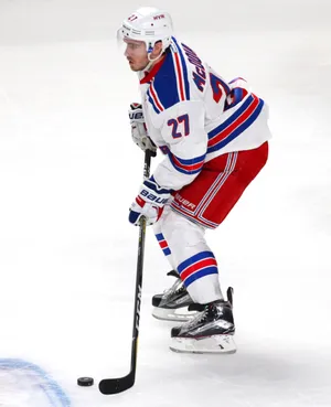 Ryan Mcdonagh Ice Hockey Control Puck Wallpaper