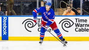 Ryan Mcdonagh Skating Against Ottawa Senators Wallpaper