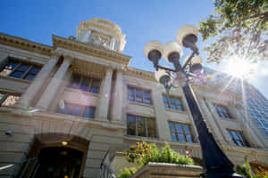 Sacramento City Hall Sun Shining Wallpaper