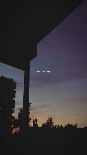 Sad Aesthetic Quote Vanilla Sky Wallpaper