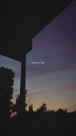 Sad Aesthetic Tumblr Dark Vanilla Sky Wallpaper