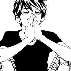 Sad Anime Boy Black And White Pfp Wallpaper