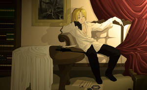 Sad Boi Edward Elric Wallpaper