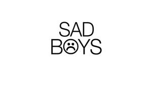 Sad Boys Typography With Icon Wallpaper