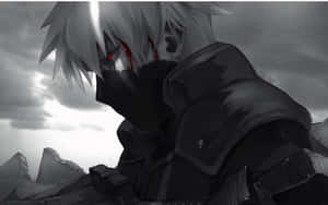 Sad Kakashi, A Hidden Ninja Master, Shrouded In Solitude And Heartbreak Wallpaper