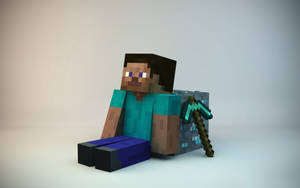 Sad Minecraft Steve Wallpaper