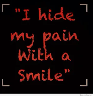 Sad Quote In Red Wallpaper