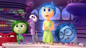 Sadness Inside Out Sleeping Wallpaper
