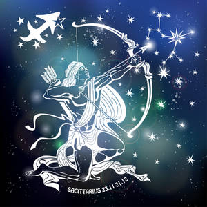 Sagittarius Zodiac Greek God Archer Wallpaper