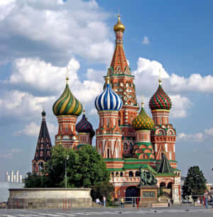 Saint Basil's Cathedral Bulbous Steeple Wallpaper