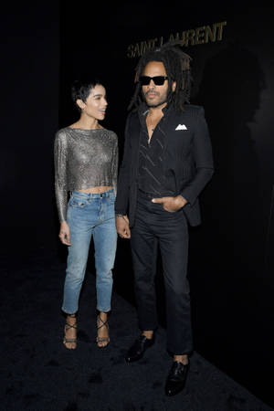 Saint Laurent Lenny And Zoe Kravitz Wallpaper