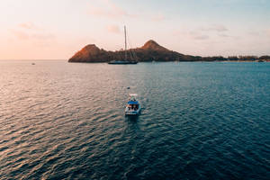 Saint Lucia Pigeon Island Coast Wallpaper