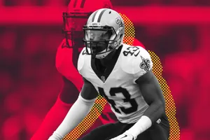 Saints Player Marcus Williams Action Pose Wallpaper