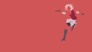Sakura Haruno Vector Illustration Wallpaper