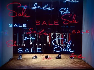 Sales Stylish Neon Lights Wallpaper