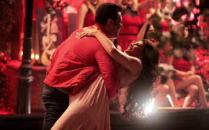 Salman Khan And Jacqueline Romantic Dance Wallpaper