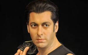 Salman Khan In Black Backdrop Wallpaper