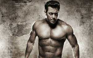 Salman Khan In Gray Wall Wallpaper