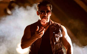 Salman Khan In Kick Movie Wallpaper