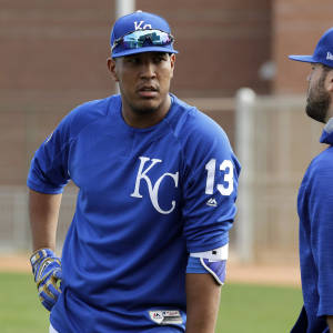 Salvador Perez Serious Talk Wallpaper