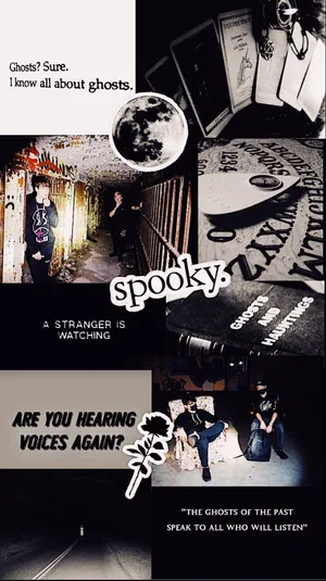 Sam And Colby Black And White Wallpaper