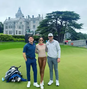 Sam Burns In Ireland Golf Course Wallpaper