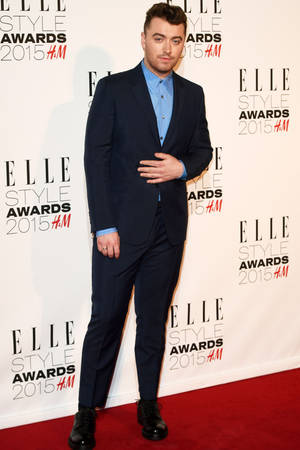 Sam Smith At Elle Awards 2015 Wallpaper