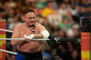 Samoa Joe Talking At Nxt Takeover 36 Wallpaper