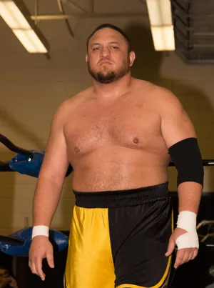 Samoa Joe Wwe Live Tokyo Backstage Wallpaper
