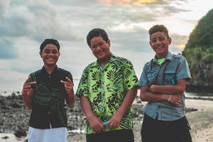 Samoa Local Teenagers Wallpaper