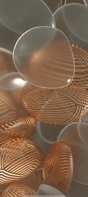 Samsung A51 Bubbles And Yarn Wallpaper