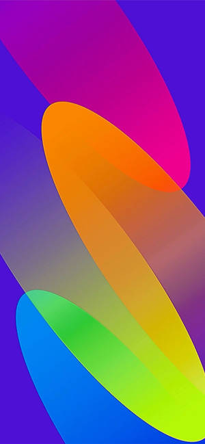 Samsung Galaxy J7 Colorful Intersecting Ovals Wallpaper