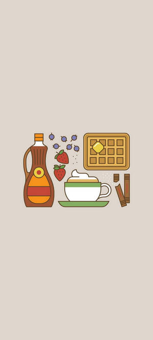 Samsung Galaxy Note 20 Ultra Breakfast Art Wallpaper