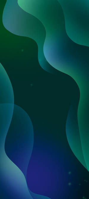 Samsung Galaxy S22 Bluish Green Waves Wallpaper