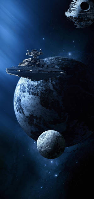 Samsung S10 Star Wars Star Destroyer Wallpaper