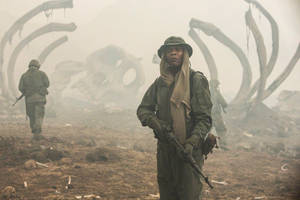 Samuel L Jackson On Kong Island Wallpaper