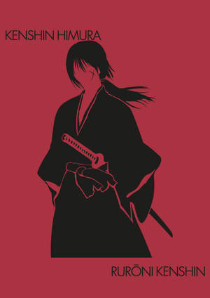 Samurai X Minimalist Kenshin Himura Wallpaper